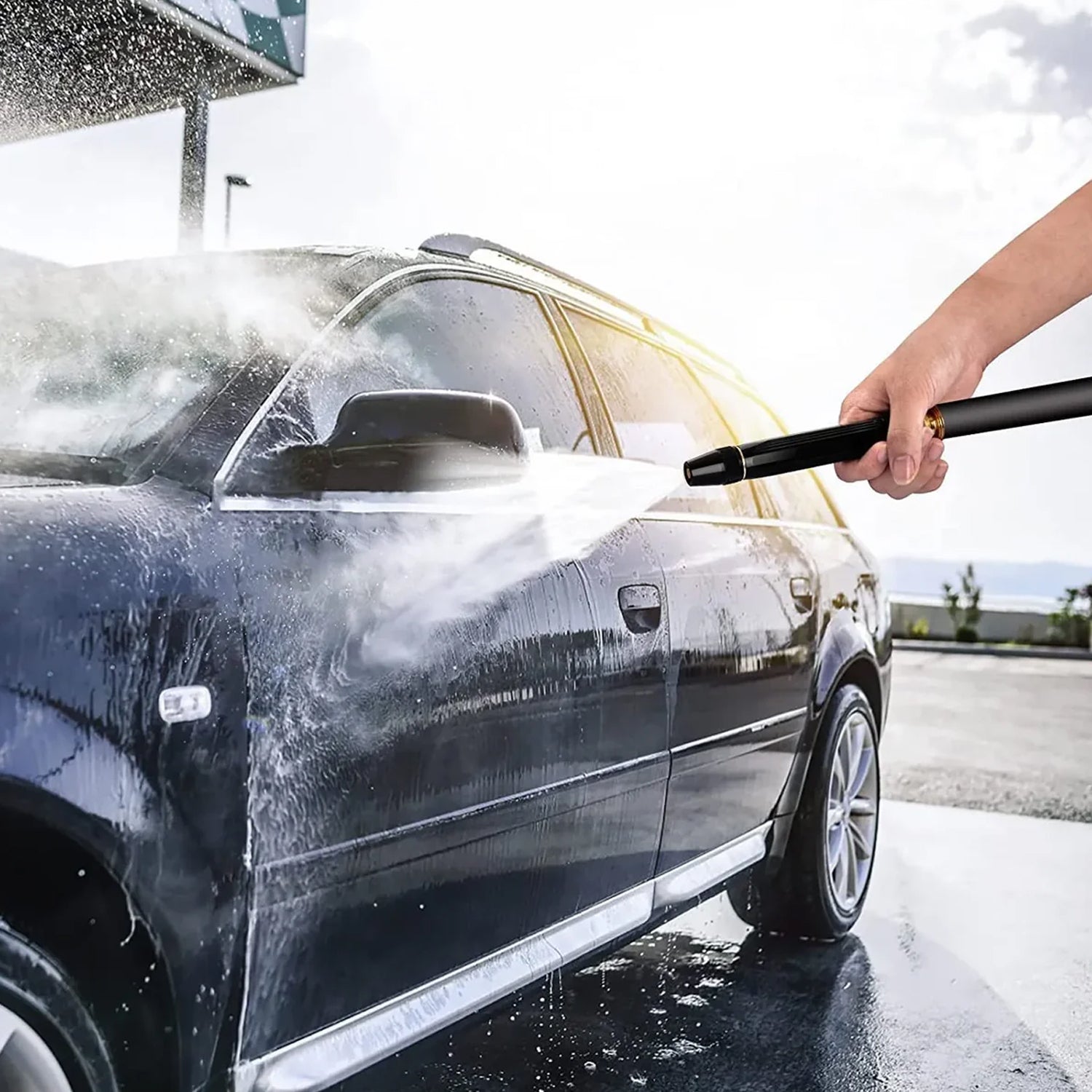 Plastic Car Washer high Pressure Gun Water Spray Trigger Nozzle Water Spray Gun (1 Pc) Plastic Car Washer high Pressure Gun Water Spray Trigger Nozzle Water Spray Gun (1 Pc)